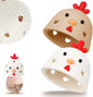 2PCS Silicone Egg Cleaner for Fresh Eggs, Egg Washer for Fresh Eggs, Egg Scrubber for Fresh Eggs, Reusable Cleaning Tools for Chicken Coop Accessories Cute Easter Gifts (White + Brown)