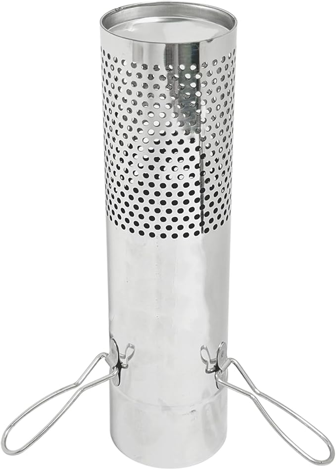 SoloWilder Wood Stove Pipe 2.36" Spark Arrestor Stovepipe Rain Cap Stainless Steel Chimney Tube Filter Screen
