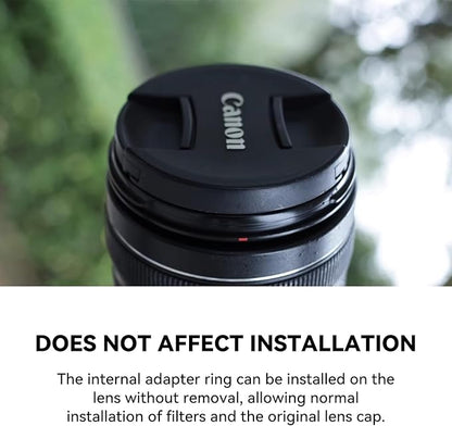 Kase 95mm Magnetic Adapter Ring, Aviation Aluminum 0.5s Snap-On Frame for CPL/ND/UV Filters, No Light Leak & Vignette, Ultra-Thin Stackable for DSLR Mirrorless Wide-Angle Vlog