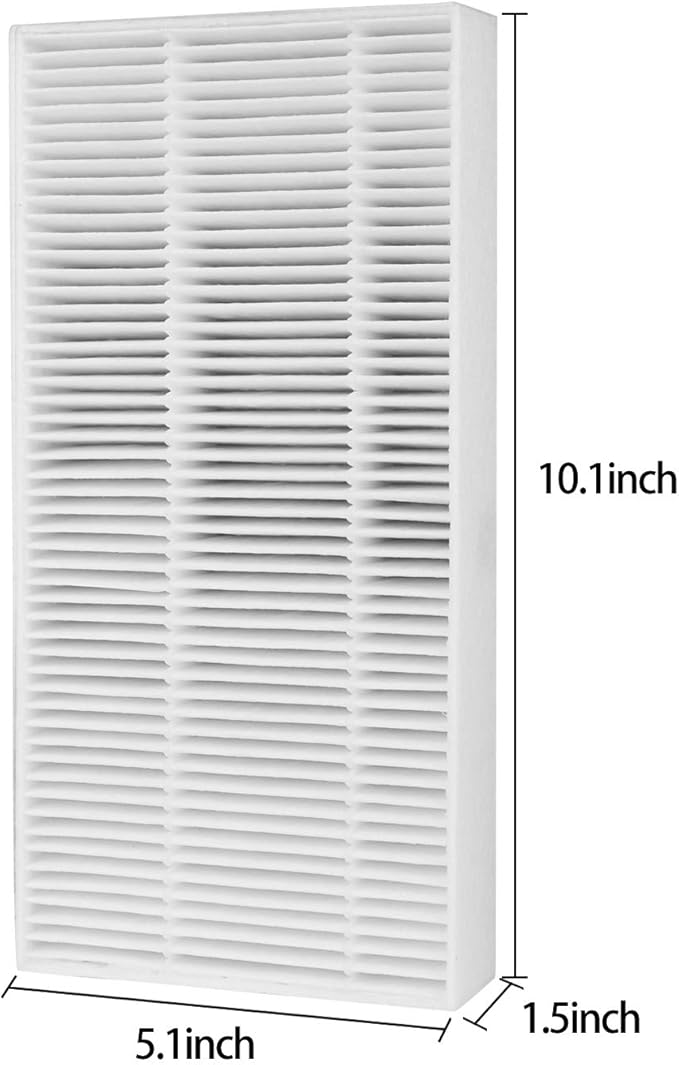 Hepa Filter Replacement for Honeywell U Filter (HRF201B) Febreze FRF102B air purifier filter Compatible with Honeywell HHT270, HHT290 Series 6 Pack