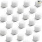 Boao 96 Pcs Nebulizer Filters Replacement Air Filter Sponge for Compressor System Accessories, Round White Sponge Air Replacement for Compressor System Cool Mist Device