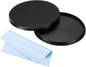 PATIKIL 55mm Lens Cap, Camera Lens Cap Cover Universal Lens Filter Stack Cap Front Metal Protective Case Cover with Cleaning Cloth for Photography Camera Filter
