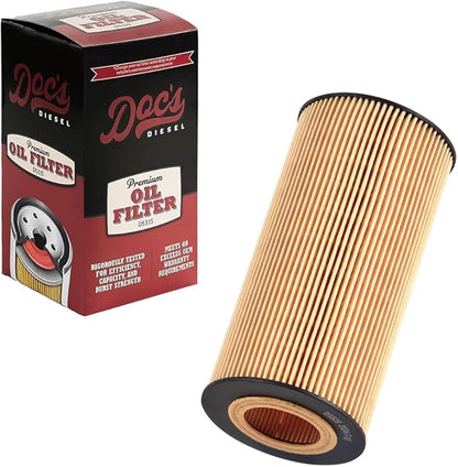 Doc's Diesel Oil Filter D5526 | Compatible with Ford 6.0L/6.4L Super Duty F250, F350, F450, F550 2003-2010, Ford 6.0L Excursion 2003-2005 | Replaces FL2016