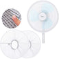 2 Pack - 18" Fan Safety Protection Cover,Kids Finger Protect Fan Net Guard,Washable Pedestal Fans Dustproof Covers,Fans Safety Dust Cover,Perfect for Parents of Toddlers (White)