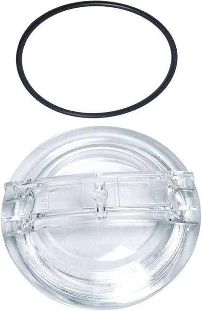 Pool Lid Replacement Thread Strainer Cover Pool Leaf Trap Sand Filter Acrylic for SPX3100D Thread Strainer Cover Replacement