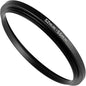 52-55mm Metal Step-Up/Down Ring Adapter Compatible with Mirrorless Cameras DSLR Lens, UV CPL ND Filter Thread Converter, Black