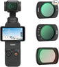 BRDRC Pocket 3 ND CPL Filters Set, 3 Pack - CPL + Black Mist Filter 1/4 + ND2-32 Magnetic Lens Filter for DJI Osmo Pocket 3 Creator Combo Camera Accessories - Can be Stacked