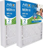 AIRX FILTERS WICKED CLEAN AIR. 20x25x5 Air Filter MERV 8 Compatible with Field Controls # 46586000 Furnace Filter 2 Pack