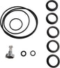 Sand Filter Pump Repair Kit with Air Release Valve O-Rings Seal Gasket Parts for Swimming Pool Equipment Maintenance Including L-Shaped O-Rings Tank Drain Valve Leaf Trap Replacement Components