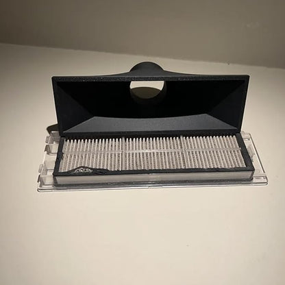 Robot Vacuum Filter Cleaning Tool, Compatible with Standard Vacuum Hose, Wide Angled Nozzle for Effective Filter Maintenance (140mm x 45mm)