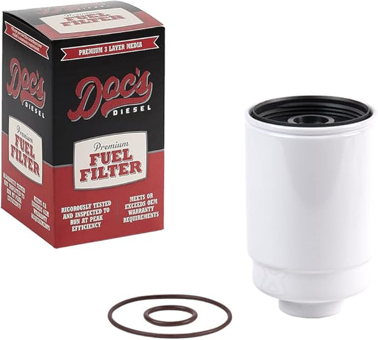 Doc's Diesel Fuel Filter DPS9059 | Compatible with Chevrolet/GMC 6.6L Duramax 2500HD, 3500HD 2001-2016 | Replaces TP3018