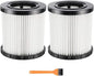 2 Pack DCV5801H Wet/Dry Vacuum HEPA Replacement Filter Compatible with DeWalt DCV580 & DCV581H, Reusable and Washable