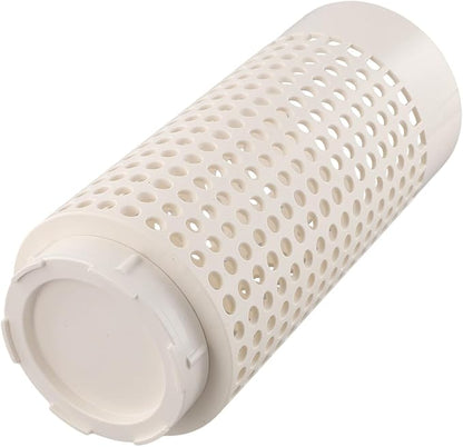 PVC Insect Composting Bin With Screw Lid For Garden Kitchen Waste Processing Outdoor Raised Bed Plant Container Decompose Filter System Educational Tool White 12x6x6 Inches(1pcs)