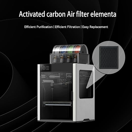 Air Filter for Bambu Lab H2S/H2D/H2D Laser,3D Printer Activated Carbon Air Purifier Filter Replacement Accessories
