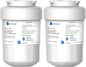 Lifefilter Replacement for MWF Refrigerator Water Filters, MWFP, HDX FMG-1, MWFA, GWF, GSE25GSHECSS, WFC1201, RWF1060, 197D6321P006, 9991, PC75009, 2 Pack