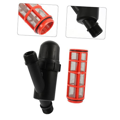 Toyvian Y Shape Irrigation Filter Mesh Water Saving Tool Durable Stainless Steel Design for Efficient Drip Irrigation Gardens and Farms