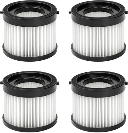 Vacuum Dry Filter 4Pack 49-90-0160,Compatible For Milwaukee，49-90-0160 0882-20 M18 Compact Vacuum With 1 Cleaning Brush