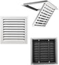 Louvered Vent/Access Panel, Decorative Removable Grille Filters Covers with Mesh Cover, Wall and Ceiling Inspection Service Door Loft Hatch(30x50cm/11.8x19.7in)