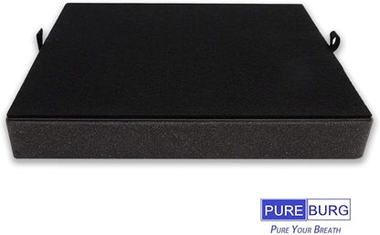 PUREBURG Replacement Filter Set Compatible with Alen 45i & Flex BreatheSmart Air Purifier B4-Fresh, FL40-Silver-Carbon, H13 HEPA & 4 x Activated Carbon For Air Clean Dust VOCs Odor