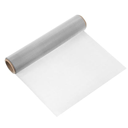 uxcell 100 Mesh 118" x 10" Woven Wire Mesh, 316 Stainless Steel Air Vent Filter Screen, Window Screen Mesh for DIY Projects Vents Cover Filtration Animals Fence