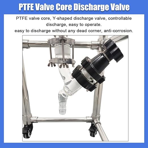 10L Vacuum Buchner Funnel Filtering Kit Glass Vacuum Suction Filter with 304 Stainless Steel Buchner Funnel & Glass Filter Flask Negative Pressure Filtration for Lab Liquid-Liquid Extraction