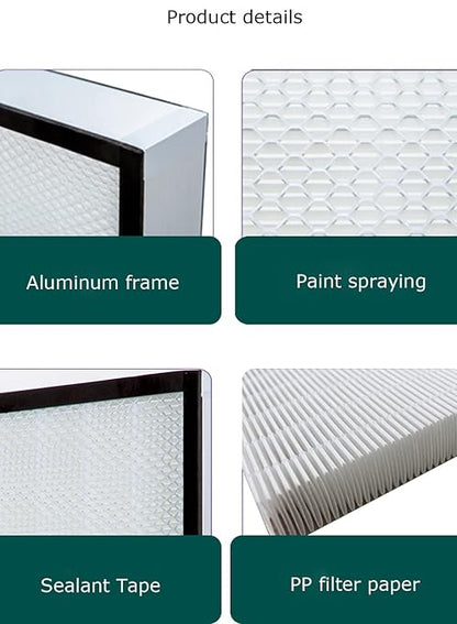 HEPA Filter Replacement 46 * 22 * 2.7inch for FFU Vertical Laminar Flow Hood Clean Bench Clean Room