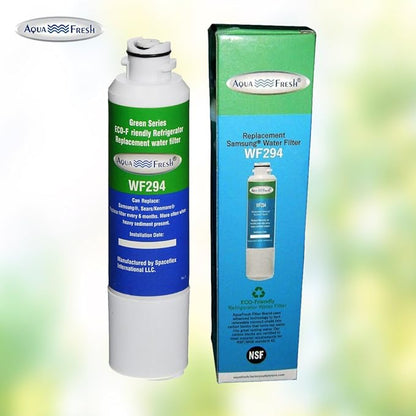 Aqua Fresh WF294 DA29-00020B Refrigerator Water Filter Replacement for Samsung DA29-00020A/B, HAF-CIN/EXP, RF28HFEDBSR, RF263BEAESR, RF263TEAESG, RF28HDEDBSR, HAF-CIN, RF4287HARS,RF4267HARS (2 Pack)