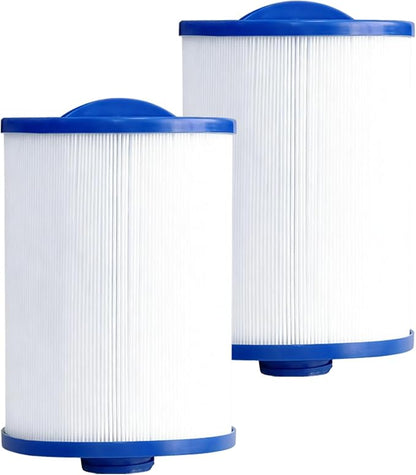 SPA Filter Replacement 50 Sq.Ft (2 Pack) Hot Tub Filter 50 Sq.Ft. Screw in 1 1/2” SAE Thread for 6CH-940, FC-0359, 817-0050,25252,378902,03FIL1400,PWW50P3