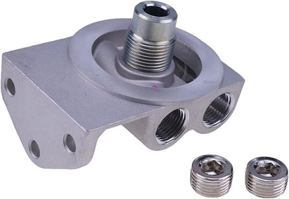 AIVWUMOT Fuel Filter Remote Mounting Base Compatible with CAT 1R-0750 1R-0749 fit for WIX 24770