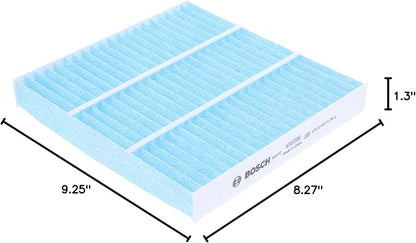 BOSCH 6037C HEPA Cabin Air Filter - Compatible with Select Acura RDX; Honda Accord, Civic, Clarity, CR-V, CR-Z, Fit, HR-V, Insight, Odyssey (Pack of 3)