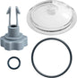 SF80110-1 Leaf Trap Cover Lid 5 inch Have O-Ring & Valve, Fit for Intex 12 Inch Sand Filter Pump (Pump Flow Rate: 2,100 GPH), NOT Fit for Intex 14 & 16 Inch (Rate:2,800 3.000 GPH) Sand Filter Pump