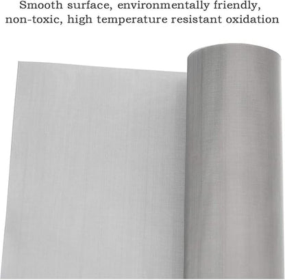 Stainless Steel Woven Wire Mesh, 250 Mesh Fine Metal Filter Screen, Tear-Resistant Mesh Panel, Kitchen Vent Mesh, Garden Insect Screen, Home Filtration Net