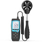 H12 Digital Anemometer Handheld Wind Speed Meter with Extended Wind Sensor, Measures Wind Speed Wind Flow Temperature and Humidity CFM Air Flow Velocity Meter with Big Backlit Screen