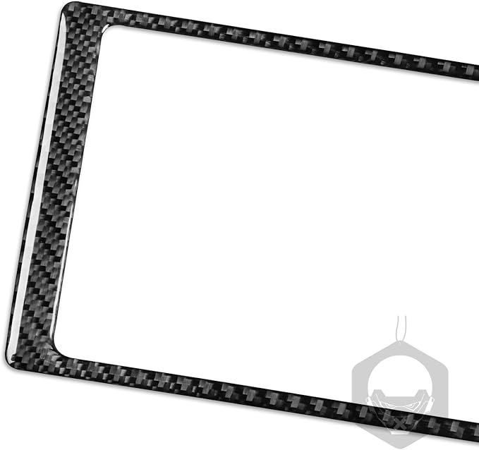Carbon Fiber Interior Full Compatible with BMW X5 CD Panel Inner Frame-1