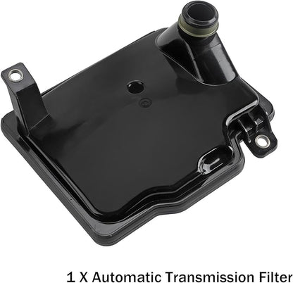 62TE Automatic Transmission Filter with Gasket Kit Fits for Dodge Grand Caravan Avenger Ram ProMaster Chrysler Town & Country 200 Replaces# 68018555AA FT1240 58128