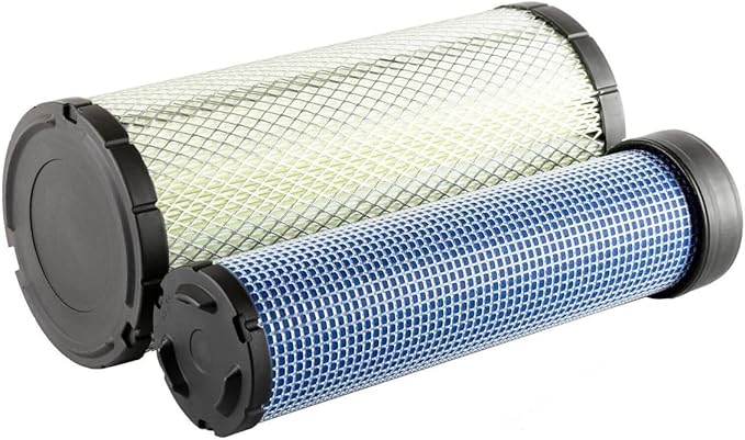 1 SET OF AIR FILTER P532410 & P822769, FITS VARIOUS EQUIPMENT LIKE FORKLIFTS, COMPACT UTILITY TRACTORS, AGRICULTURAL & CONSTRUCTION MACHINERY, GOOD FOR JOHN DEERE TRACTORS 3033R - 4052M SERIES, etc