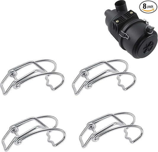 8 Pcs P538928 Air Cleaner End Cap Metal Clip Compatible with Dona-ldson, Air Filter Clips, Maintain The Sealing 0f The Air Cleaner End Cap