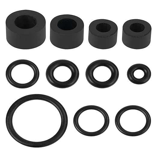 Fuel Bowl Seal Kit Fuel Filter Bowl Drain Valve Housing O Ring Seal Kit Compatible with Ford International 7.3L 99-03 Engines
