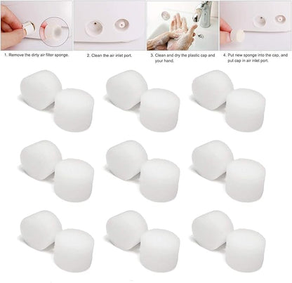 HXHLYH(60 PPI) Air filter Sponge, 30 Pieces of Replacement Compressor System Accessories Cold Mist Filter Accessories Sponge Air Filter