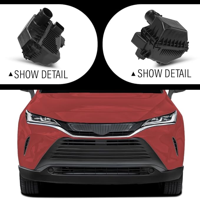 Air Cleaner Intake Filter Box Compatible with Toyota Avalon/RAV4 2019-2023 and Toyota Camry 2018-2023 Fit Toyota RAV4 Prime 2021-2023 17705F0230, 1781237040, 17700-F0020, 17705-F0230, 17812-37040