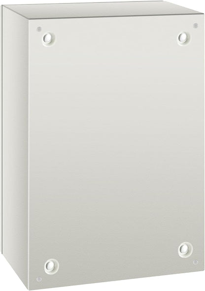 VEVOR NEMA Steel Enclosure, 24 x 16 x 10'' NEMA 4X Steel Electrical Box, IP66 Waterproof & Dustproof, Outdoor/Indoor Electrical Junction Box, with Mounting Plate