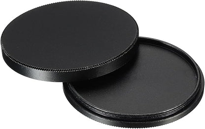 PATIKIL 49mm Lens Cap, Camera Lens Cap Cover Universal Front Metal Lens Filter Stacks Cap Protective Case for 49mm Camera Circular Polarizing Fader ND Filter, Black