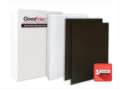 GOODVAC Filter with 2 Carbon Prefilters to fit Sharp FZ-C100HFU KC-850U