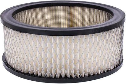 United Pacific S1106 Chrome 6 ⅜ inch Air Cleaner Assembly, Low Profile, Die-Cast Chrome Plated Wing Nut, Filter Included – One Air Cleaner Assembly