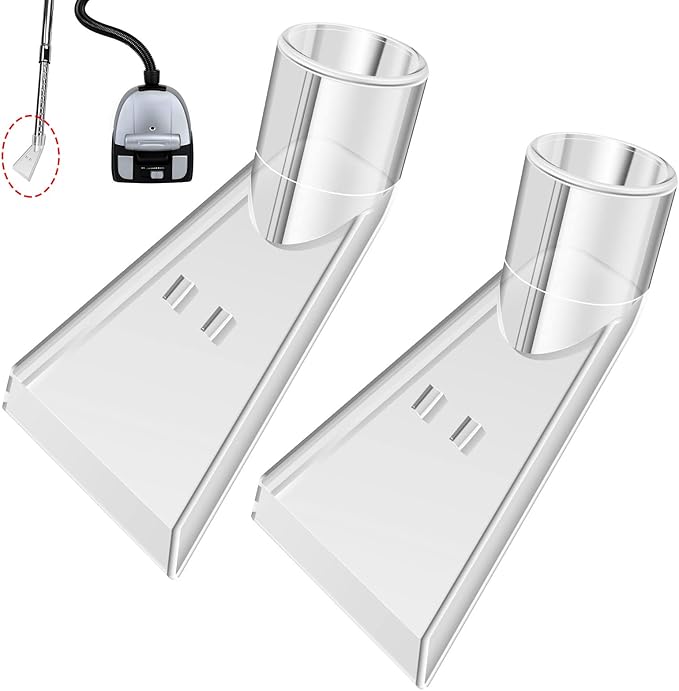 2Pcs Carpet Vac Extractor Attachment Tool, Portable Vacuum Cleaner Brush Head, Extraction Nozzle Shatter Proof Sofa Carpet Cleaning Nozzle Transparent Vacuum Cleaner Parts for Vacuum Cleaners