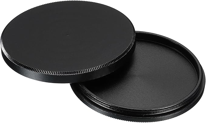 PATIKIL 43mm Lens Cap, Camera Lens Cap Cover Universal Front Metal Lens Filter Stacks Cap Protective Case for 43mm Camera Circular Polarizing Fader ND Filter, Black