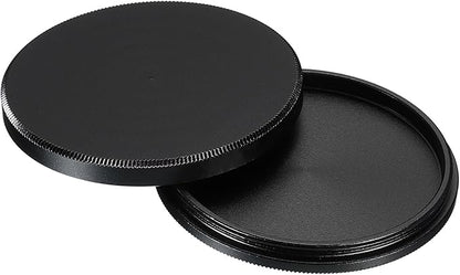 PATIKIL 43mm Lens Cap, Camera Lens Cap Cover Universal Front Metal Lens Filter Stacks Cap Protective Case for 43mm Camera Circular Polarizing Fader ND Filter, Black