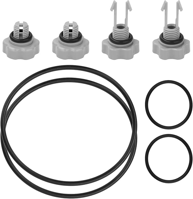25004/2500 Filter Pump Replacement Seals Kit Fits for Intex Pool Filter Pumps Replacement Parts (Includes 5 Types of Parts) Pool Pump Replacement Parts & Accessories