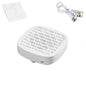 Mini Nail Dust Collector & Extractor Fan - Low Noise Portable Vacuum for Nail Drilling and Polishing, Compact Design with Magnetic Filter Cover for Home Salon (WHITE)