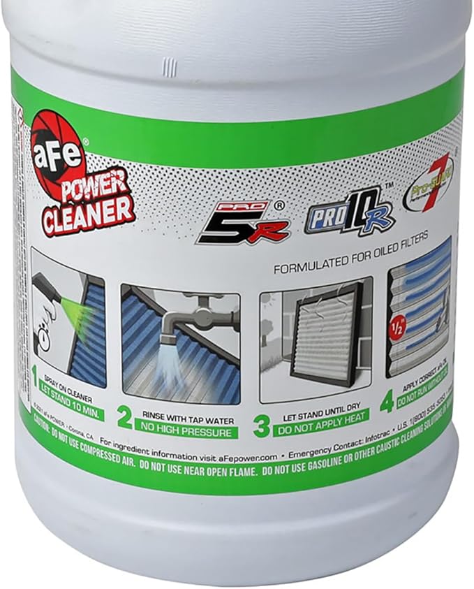 aFe Power Air Filter Cleaner: 1-Gal Bottle, Restores Oiled Engine Air Filter Performance, #90-10301